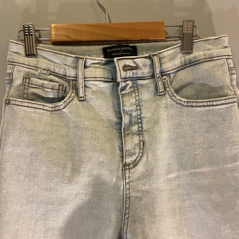 Banana Republic High rise skinny jeans